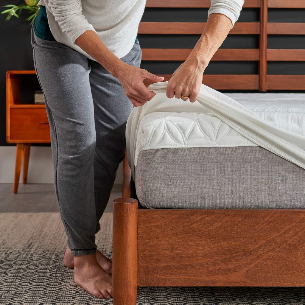 White Waterproof Queen Mattress Protector