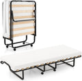 Wood Foam Wheeled Foldable Guest Bed