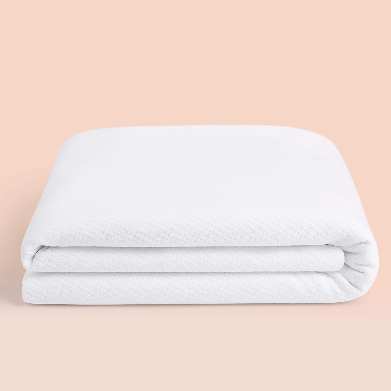 White Waterproof Queen Mattress Protector