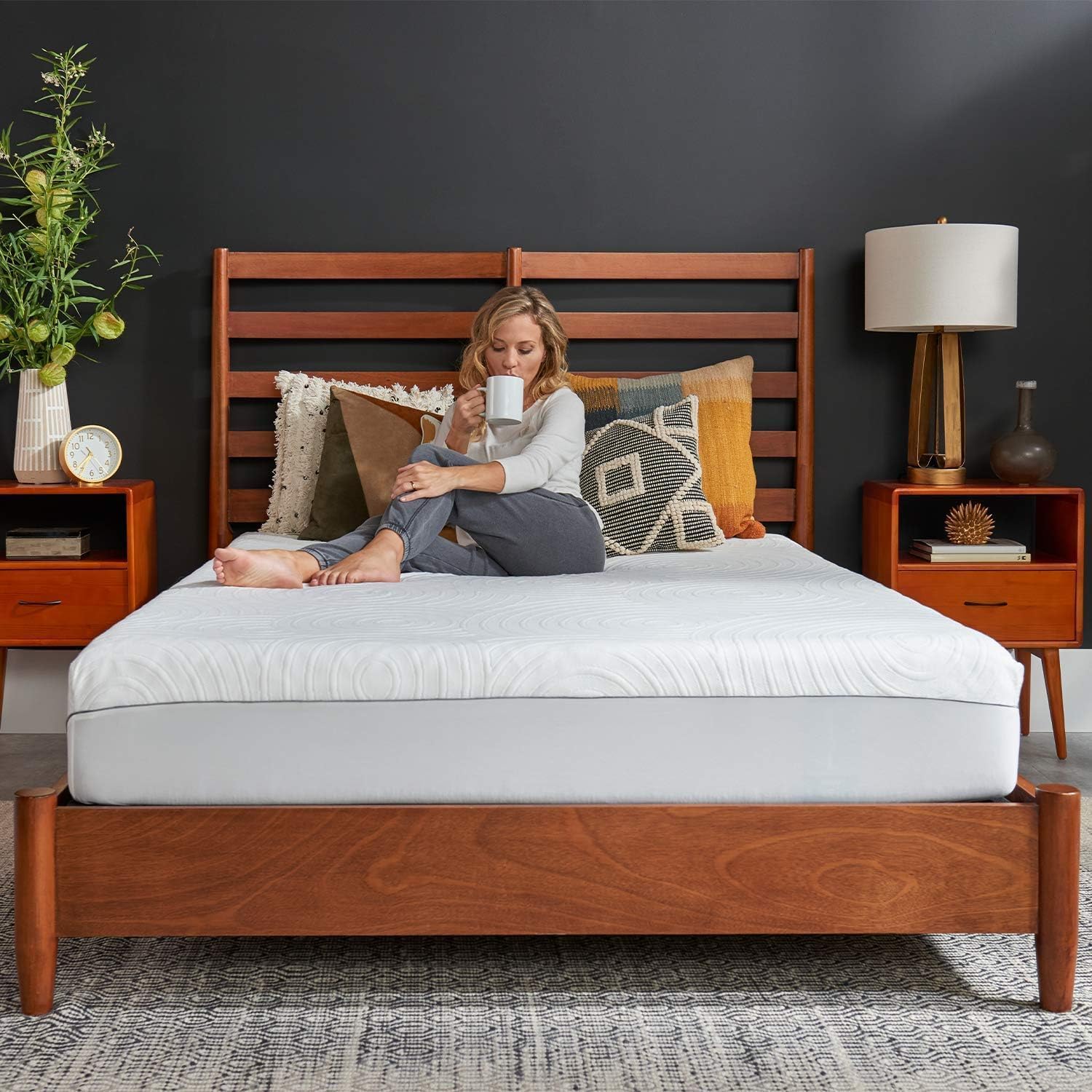 White Waterproof Queen Mattress Protector