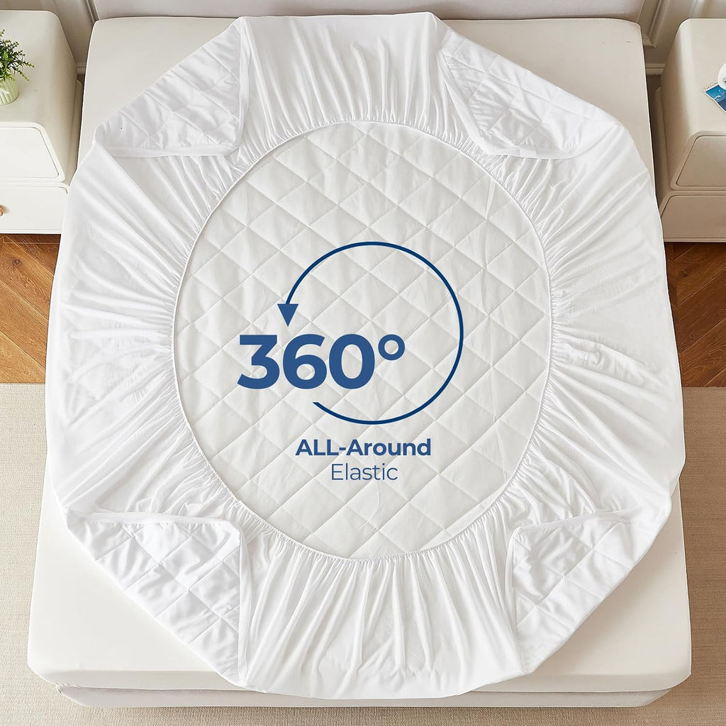 Quilted Waterproof Queen Mattress Cover