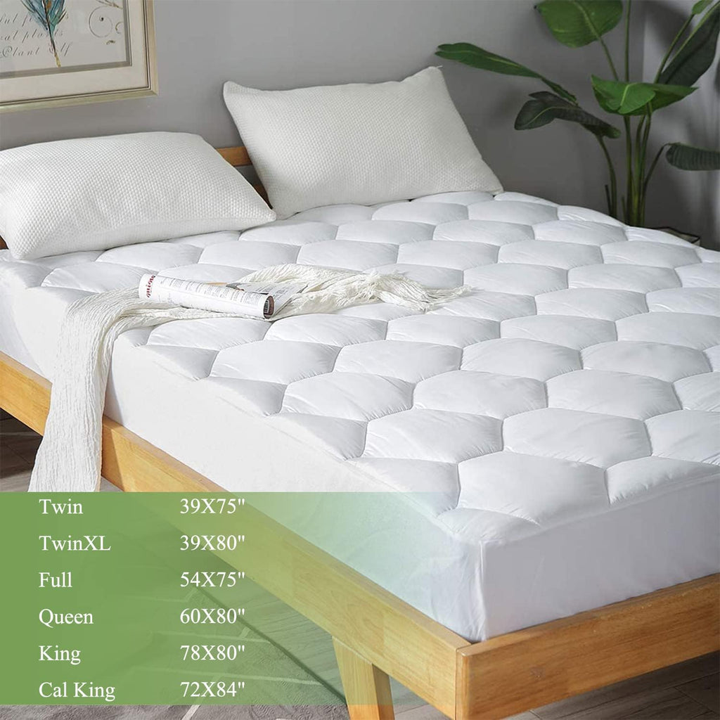 Quilted Deep Pocket Queen Mattress Pad