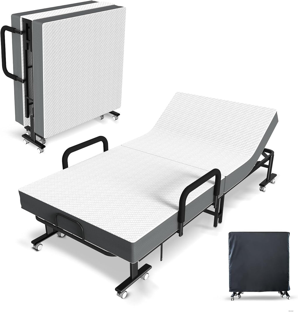 Wheeled Adjustable Foldable Guest Bed