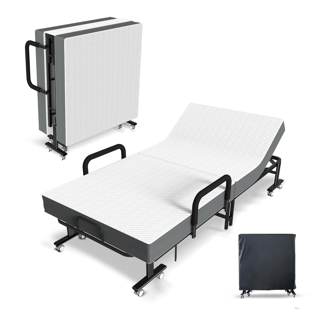 Wheeled Adjustable Foldable Guest Bed