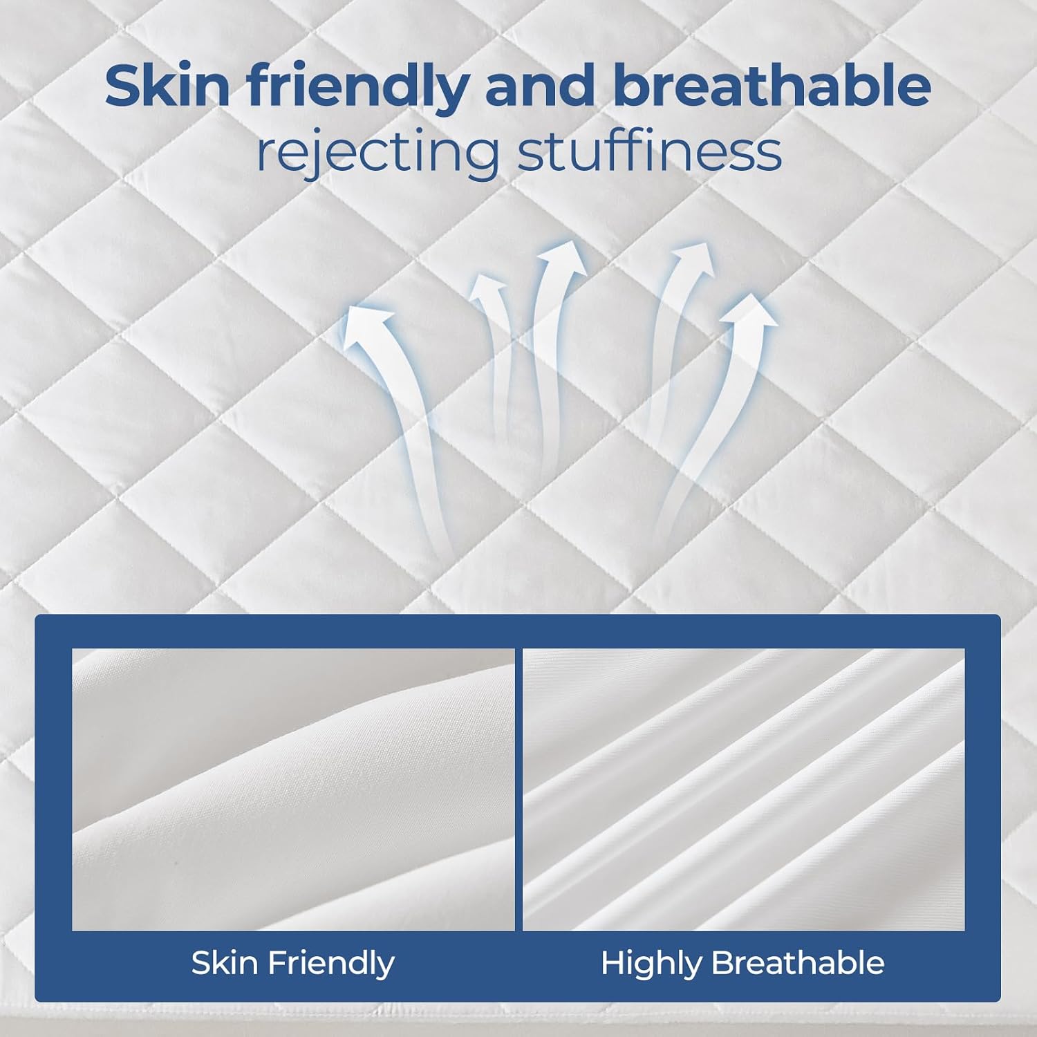 Quilted Waterproof Queen Mattress Cover