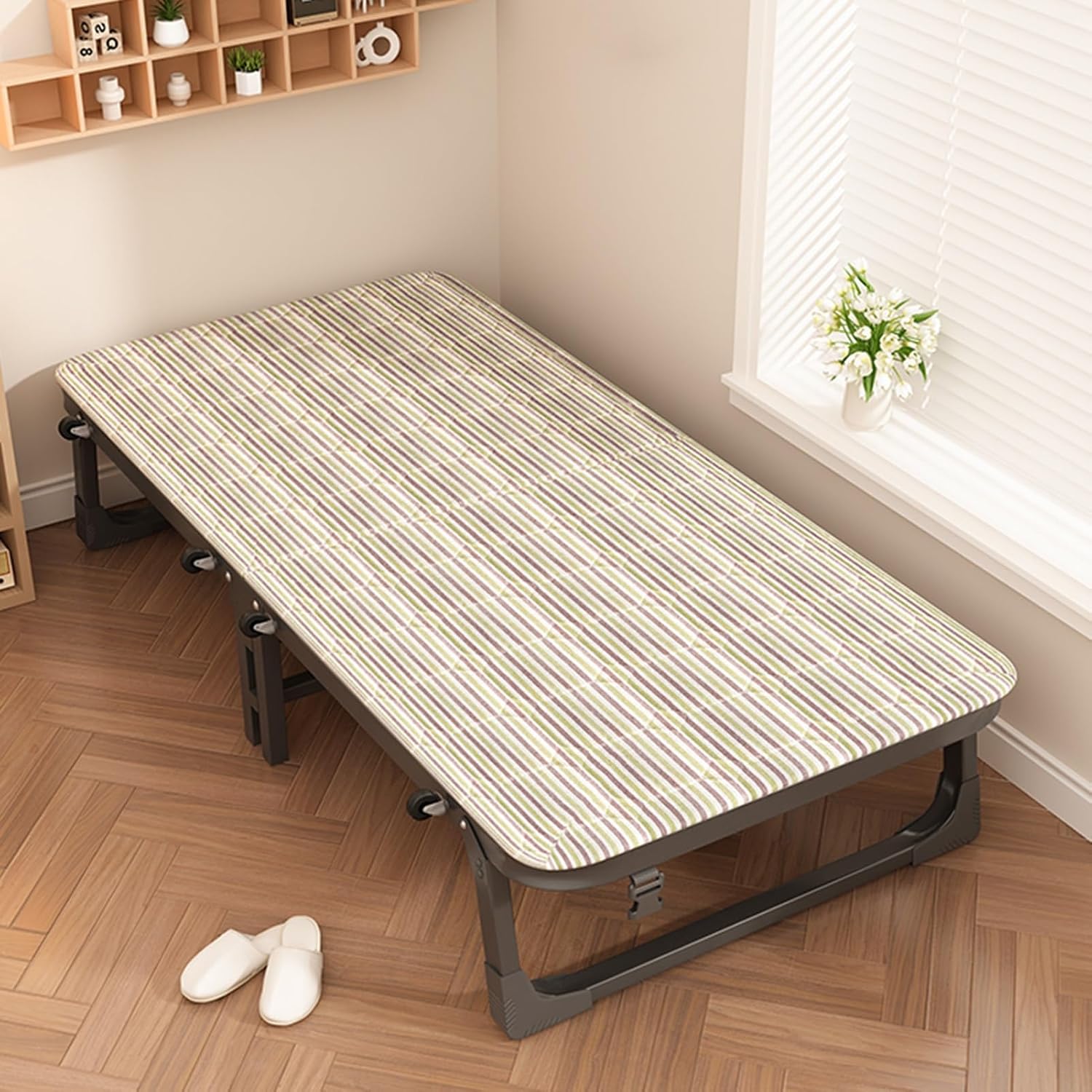 Steel Frame Sponge Foldable Guest Bed