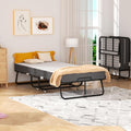 Metal Foam Wheeled Twin Fold Bed