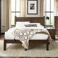 Espresso Shaker Queen Wood Bed